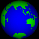 earth orthographic